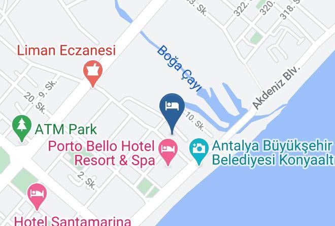 Konyaalti - Sette Serenity Hotel Maps