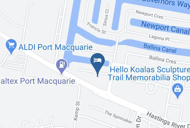 Port Macquarie Hastings - Settlers Inn Hotel Maps