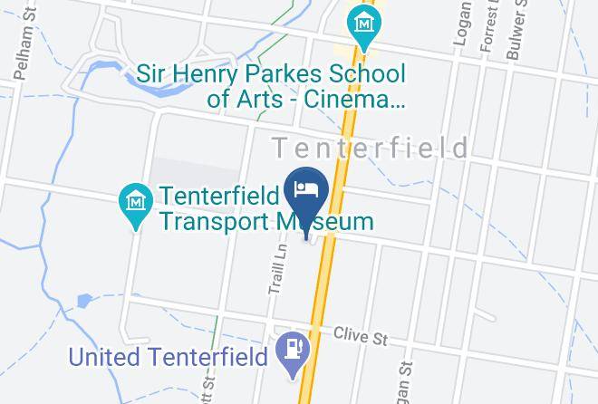 Tenterfield - Settlers Motor Inn Maps
