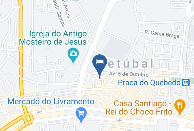 Santa Maria Da Graca - Setubal Downtown Bocage Maps