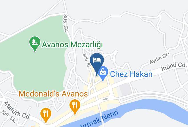 Avanos - Sevdali Konaklar Maps