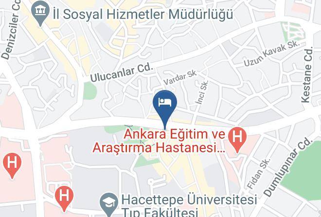 Altindag - Sevecen Otel Maps