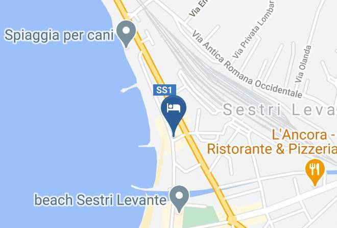 Genoa - Seven Boutique Hotel Albergo A Sestri Levante Maps