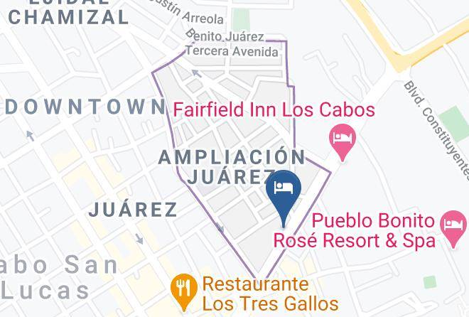 Los Cabos - Seven Crown Express & Suites Cabo San Lucas Maps