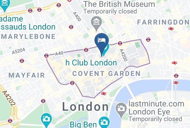 London - Seven Dials Hotel Annexe Maps