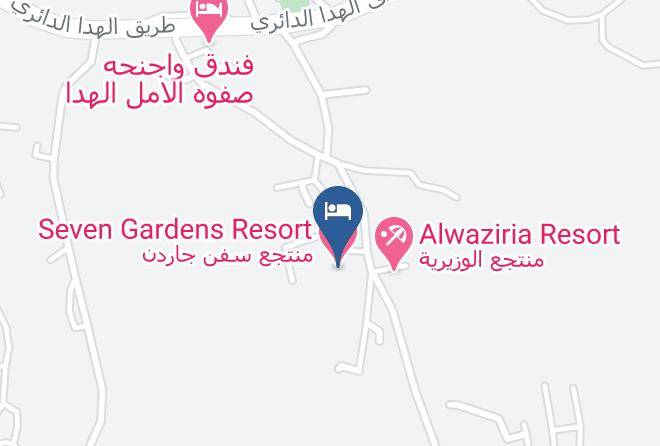 Al Hada - Seven Gardens Resort Maps