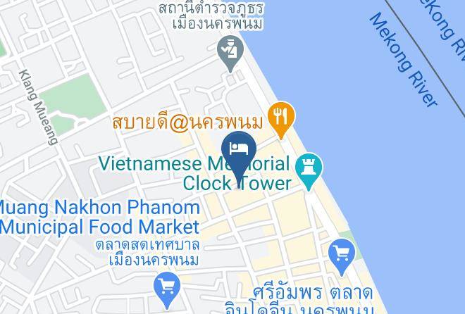 Amphoe Mueang Nakhon Phanom - Seven Hometel Hotel Maps