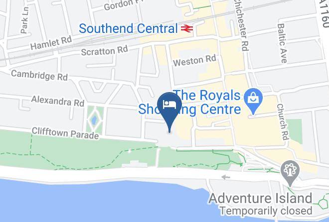 Southend On Sea - Seven Hotel Maps