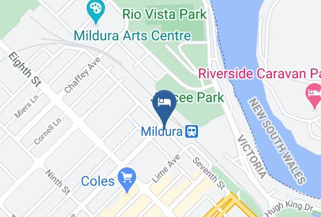 Mildura - Seven Pines Motor Inn Maps