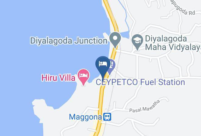 Colombo - Seven Rich Beach Resort Maps