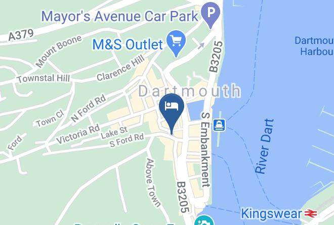 Devon - Seven Stars Dartmouth's Oldest Pub Maps