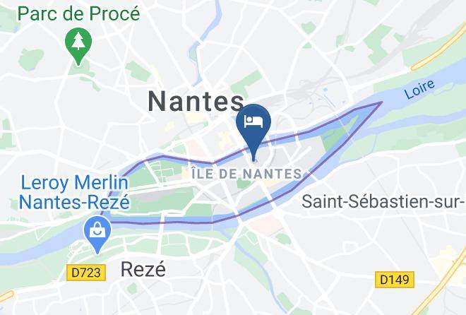 Loire Atlantique - Seven Urban Suites Nantes Centre Maps