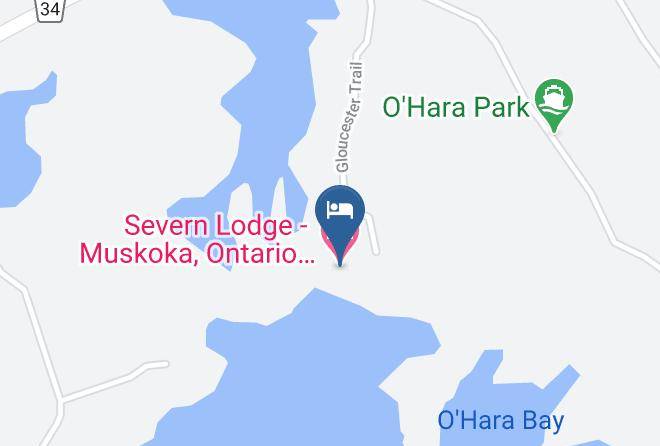 Muskoka - Severn Lodge Muskoka Ontario Canada Resort Maps
