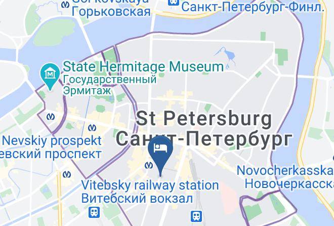 Saint Petersburg - Severniy Tsvetok Hotel Maps