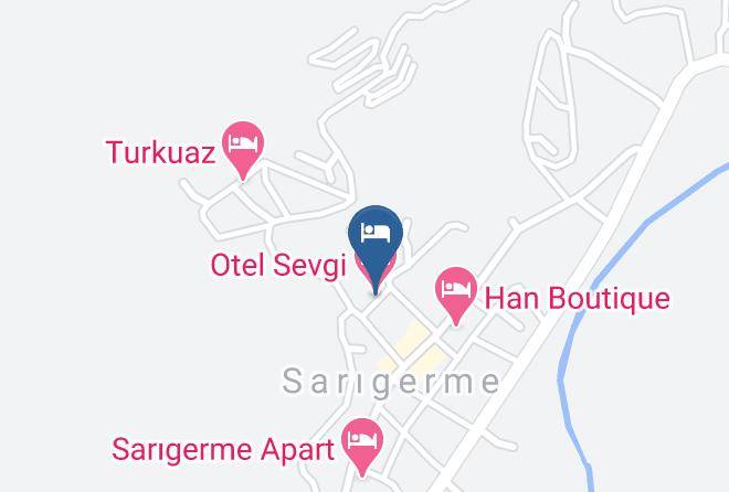 Mugla - Otel Sevgi Maps
