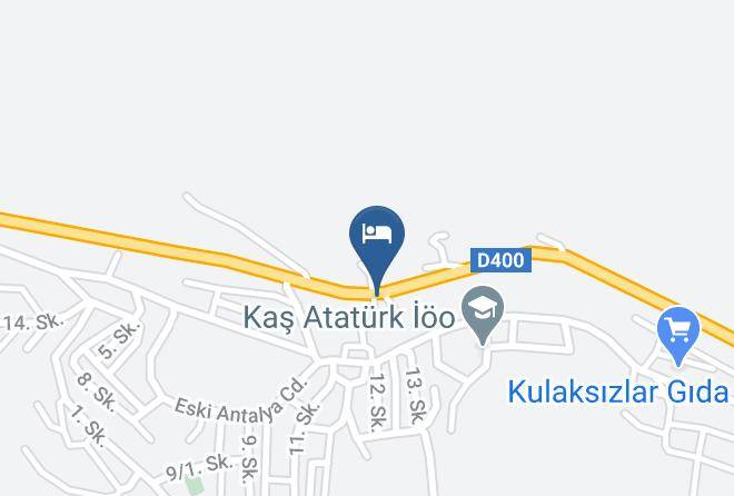Kas - Sevgi Pansiyon Kas Maps