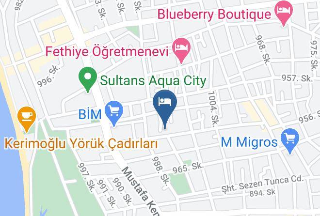 Fethiye - Sevi Hotel Classic Maps