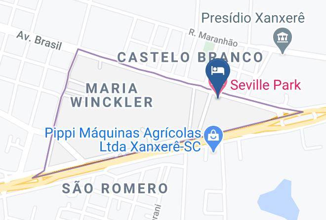 Xanxere - Seville Park Hotel Maps