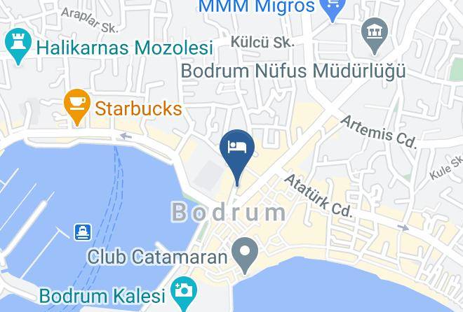 Bodrum - Sevin Otel Maps
