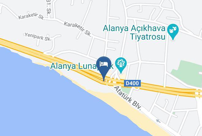 Alanya - Sevki Bey Hotel Maps