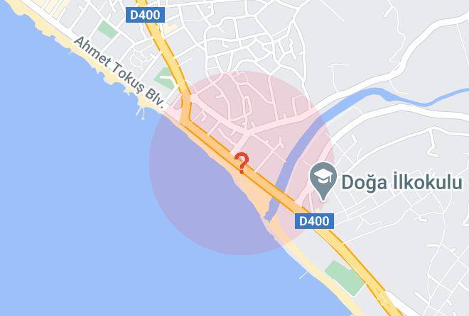 Alanya - Sevki Bey Restaurant Maps
