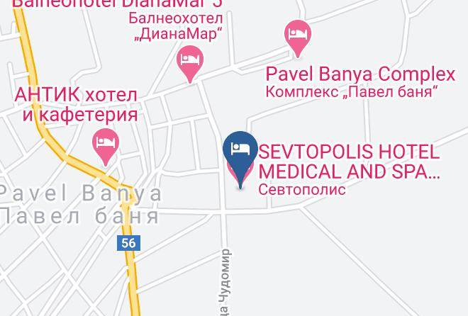 Sevtopolis Medical & Spa Hotel Map