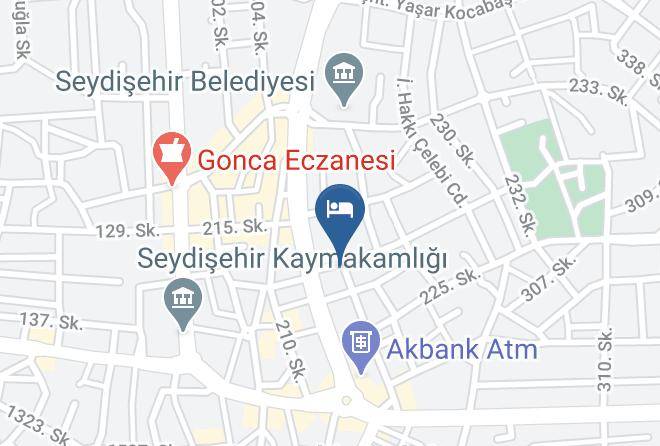 Seydisehir - Sey Han Otel Maps