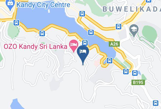 Kandy - Seya Lake Hotel Maps
