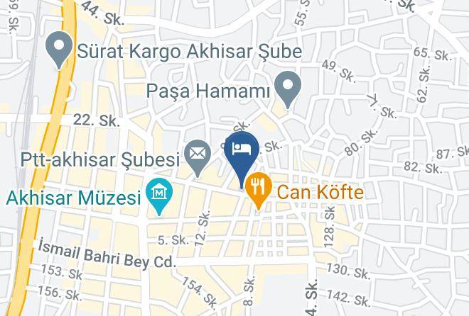 Akhisar - Seybils Otel Maps