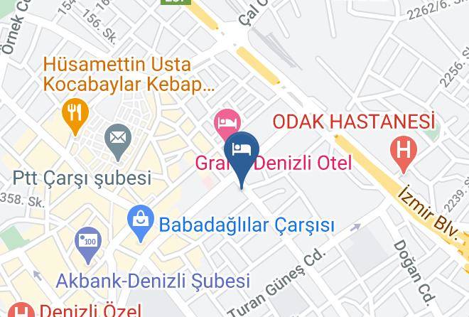 Pamukkale - Seza Otel Maps
