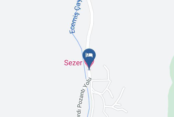 Sezer Motel Map