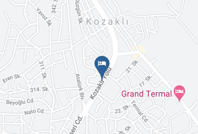 Kozakli - Sezerler Termal Hotel Maps