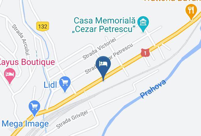 Busteni - Sfinx Restaurant Maps