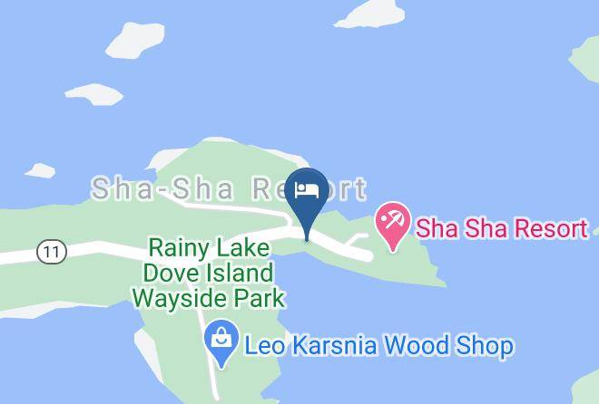 Koochiching - Sha Sha Resort Maps