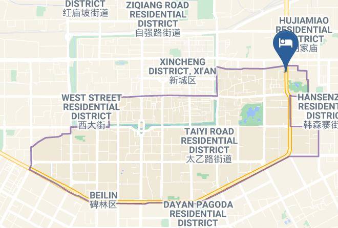 Xi An - Shaanxi Electronic Commerce Hotel Maps