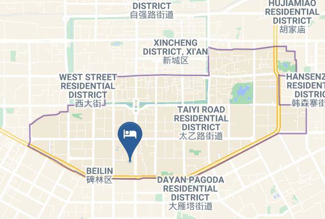 Xi An - Shaanxi Sports Hotel Maps