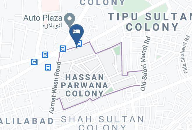 Islamabad - Shabroze Hotel Multan Maps