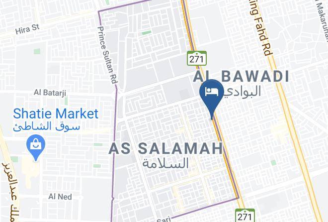 Jeddah - Shada Executive Hotel Maps