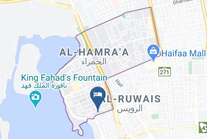 Jeddah - Shada Suites Al Hamra Maps