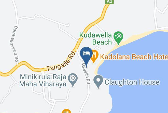 Galle - Shadow Blue Beach Maps