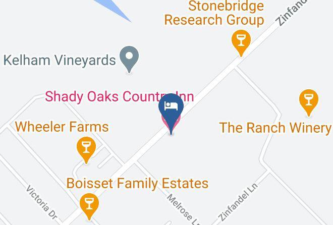 Napa - Shady Oaks Country Inn Maps