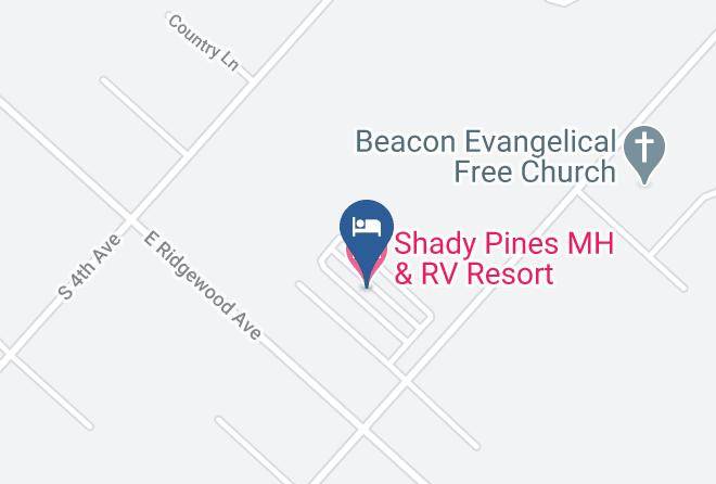 Atlantic - Shady Pines Mh & Rv Resort Maps