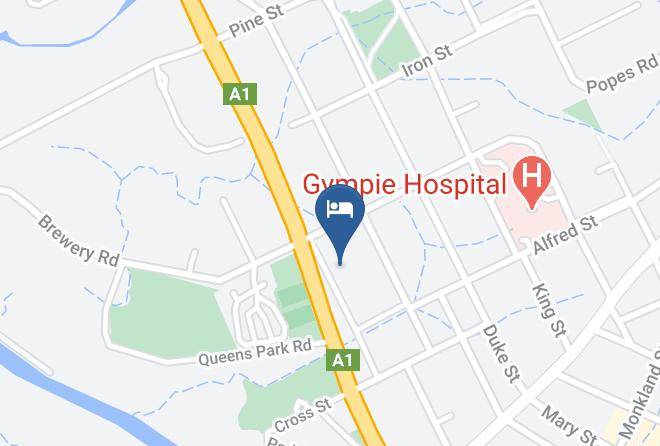Gympie - Shady Rest Motel Maps