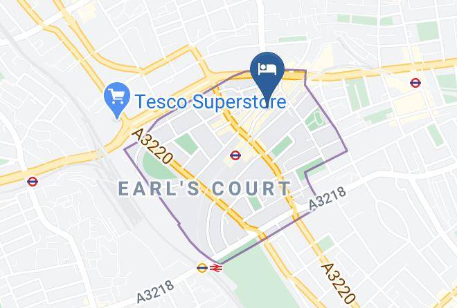 London - Shaftesbury Hotels London Kensington Maps