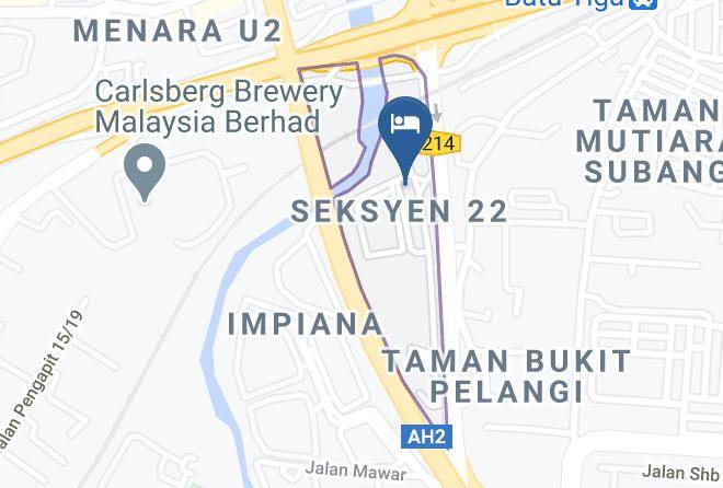 Petaling - Shah Alam Business Hotel Maps