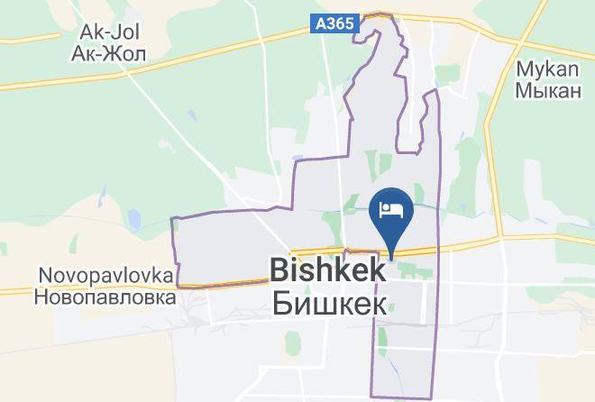 Bishkek - Shah Palace Hotel Maps