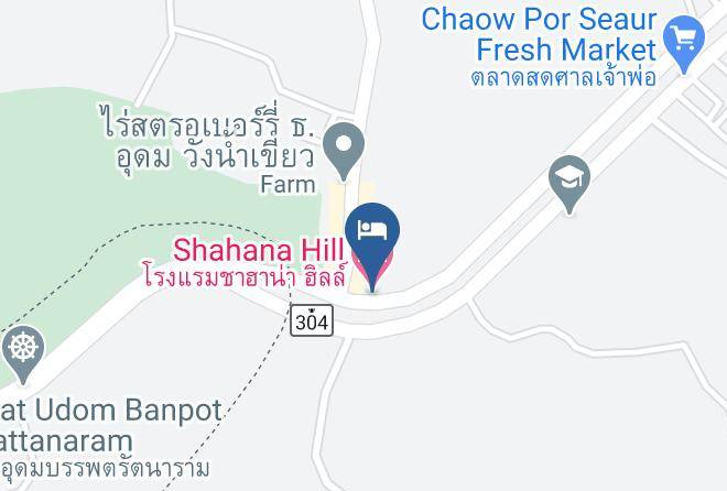 Amphoe Wang Nam Khiao - Shahana Hill Hotel Maps