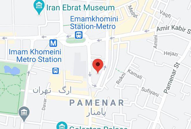 Tehran - Shahriyar Hotel Maps