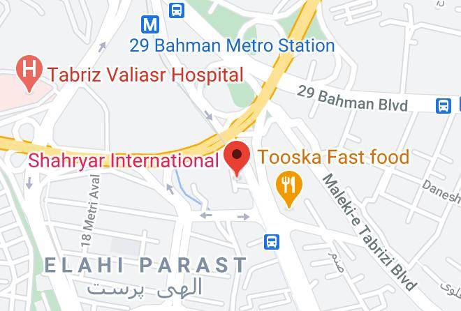 Shahryar International Hotel Map