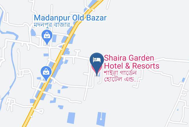 Dhaka - Shaira Garden Hotel & Resorts Maps